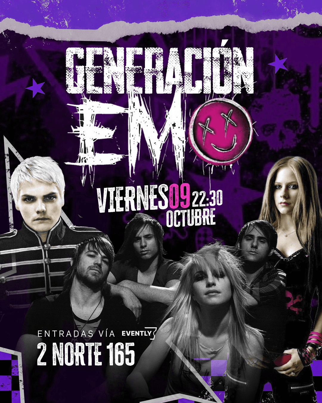 Fiesta Generación Emo 🖤 en Viña del Mar