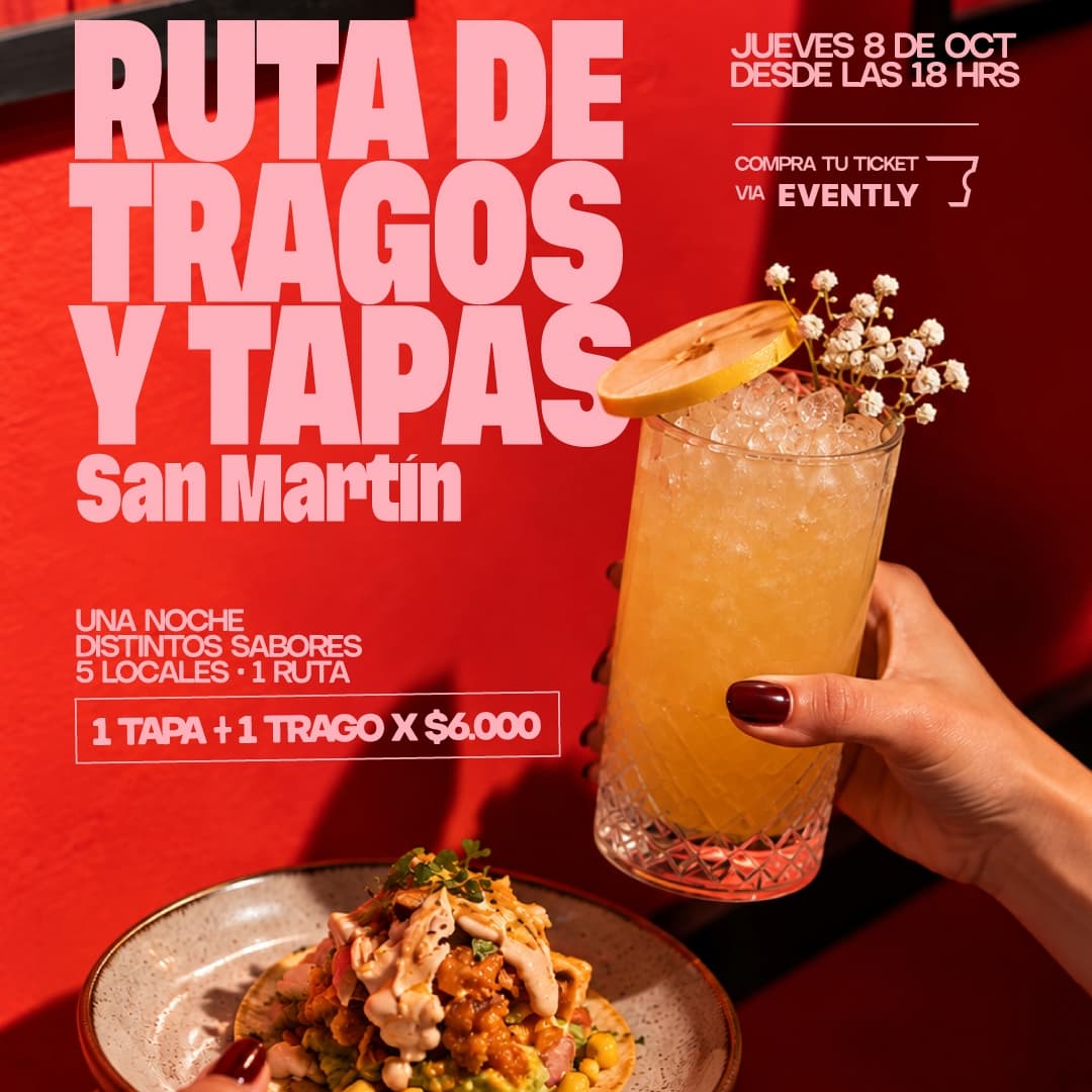 Ruta de Tragos y Tapas San Martín - Viña del Mar