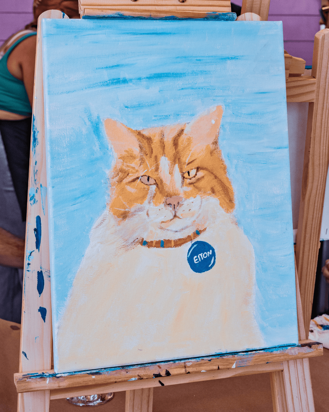 Aprende a pintar un cuadro de tu mascota en un bar image}